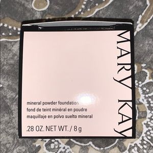 Mary Kay mineral powder foundation.